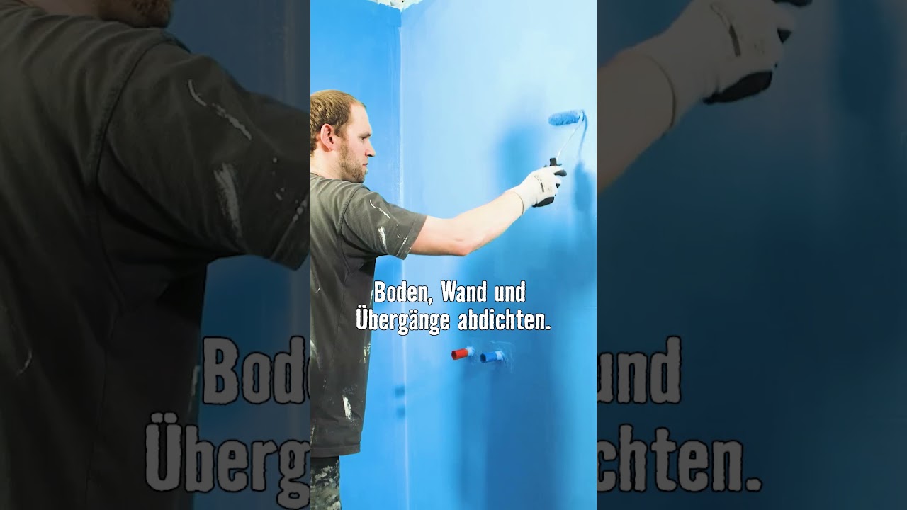 Bodengleiche Dusche einbauen #handwerk #diy #badezimmer