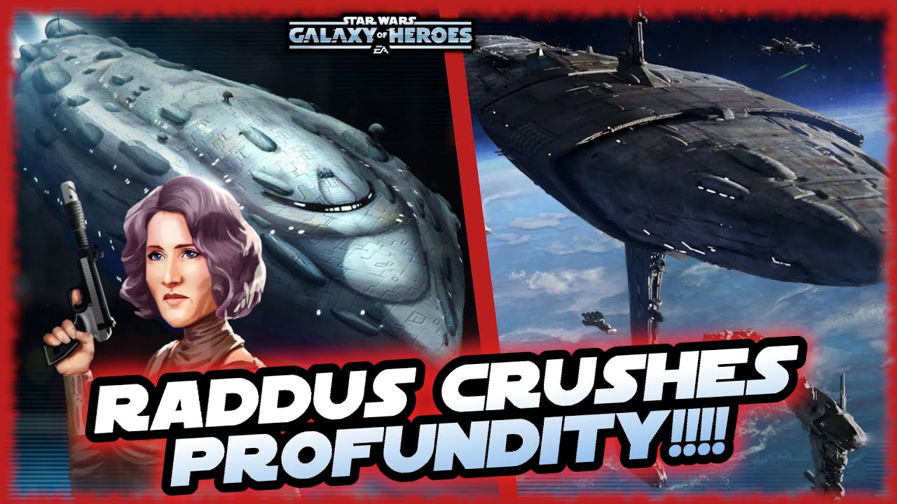 СЕКРЕТНЫЙ СЧЕТЧИК SWGOH?!?!?! Раддус сокрушает Глубину!!!!