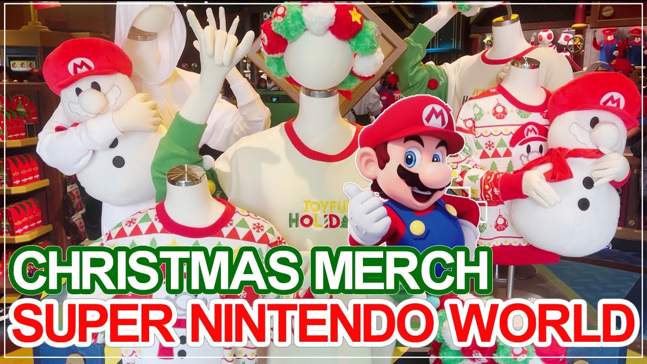 NINTENDO CHRISTMAS MERCHANDISE 2022 at Universal Studios Japan | Super Nintendo World