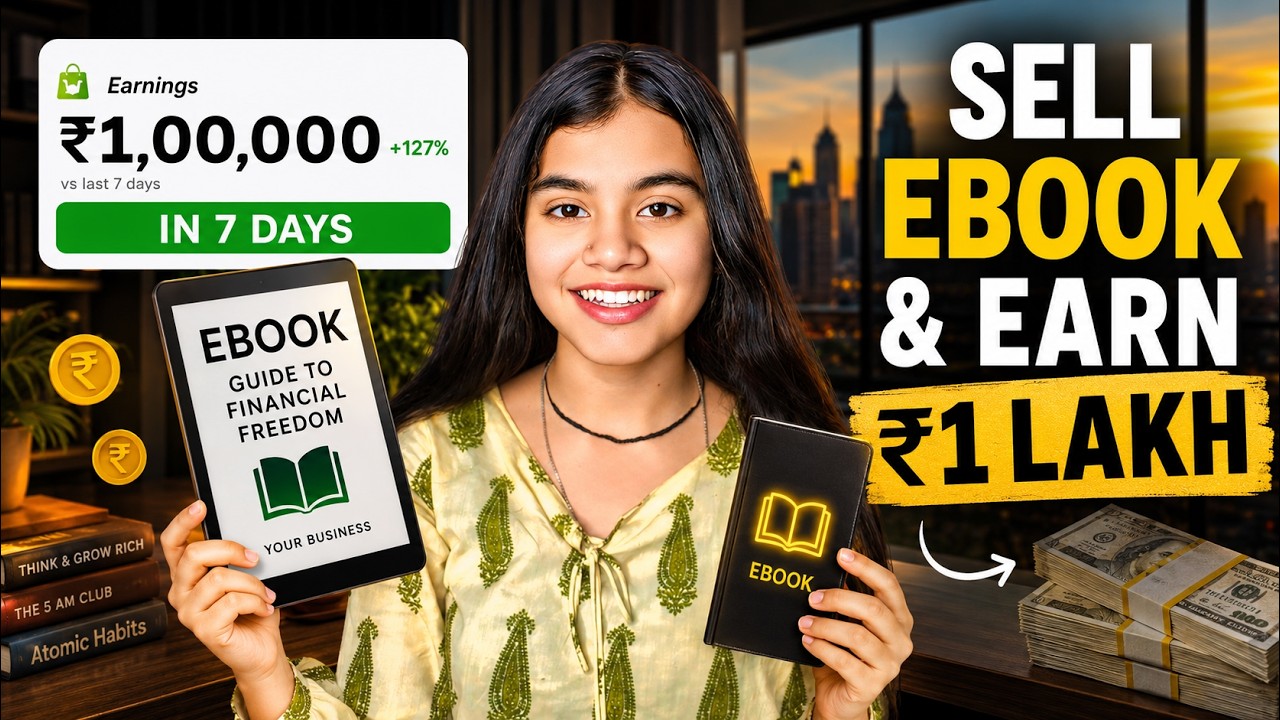 How to Create & Sell eBooks Online in 2026 (Zero Writing Skills Needed)