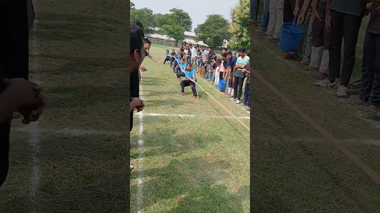 Tug of War for Beautiful girl's #fitnessthebeast