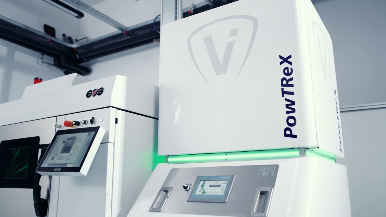 Reclaiming and reprocessing of used metal powder from a 3D printer
