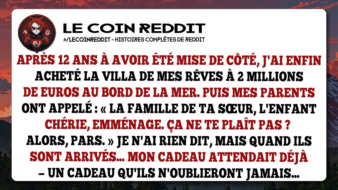 Après 12 ans à avoir été mise de côté, j'ai enfin acheté la villa de mes rêves à 2 millions de Euros
