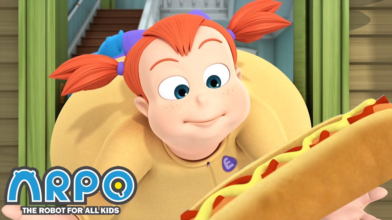 Arpo the Robot | Emma's Hot Dog | Best Moments | Funny Cartoons for Kids | Arpo and Daniel