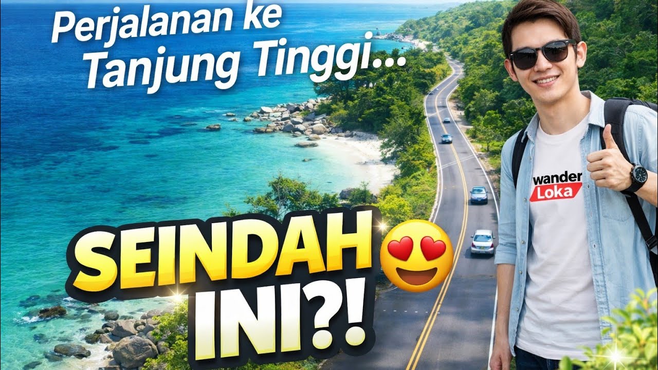 Berkendara dari Tanjung Pandan ke Tanjung Tinggi | Belitung Island