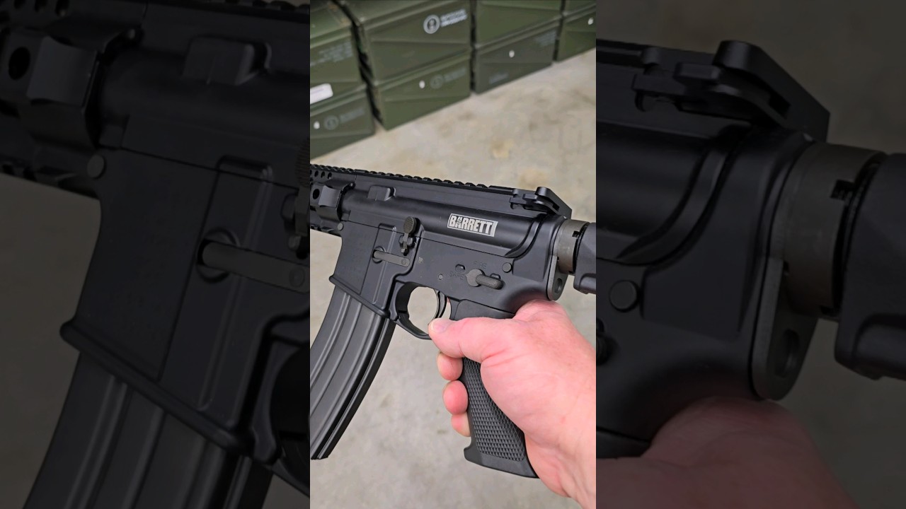 Barrett REC7 6.8 SBR #fridayfunday #pewlife #pewpew #airsoft #barrett