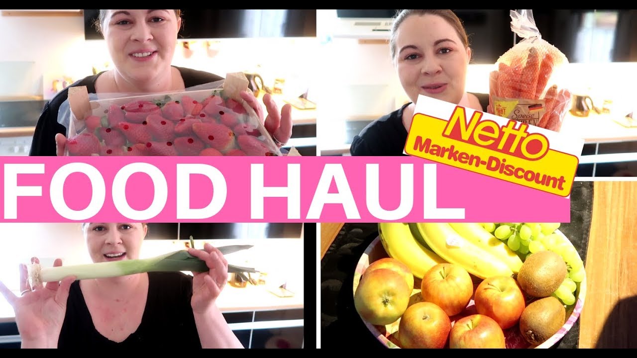 FOOD HAUL NETTO| 100 Euro | Wocheneinkauf + Rezeptideen| Fräulein Jasmin