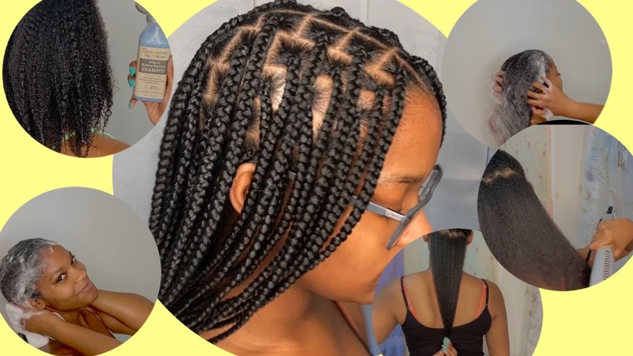 Prepping Natural Hair For Knotless Box Braids