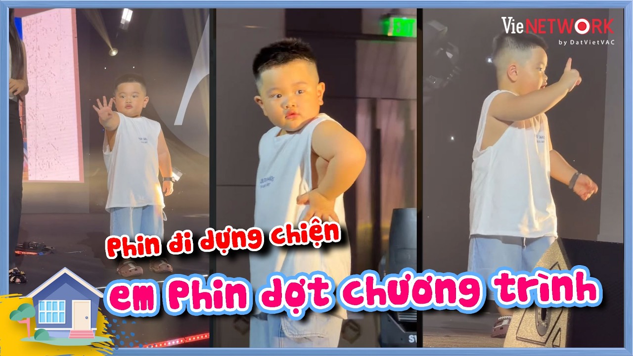 Cu Phin lên sân khấu dựng chuyện mà bà nội với mẹ Quỳnh Quỳnh run lập cập dưới cánh gà