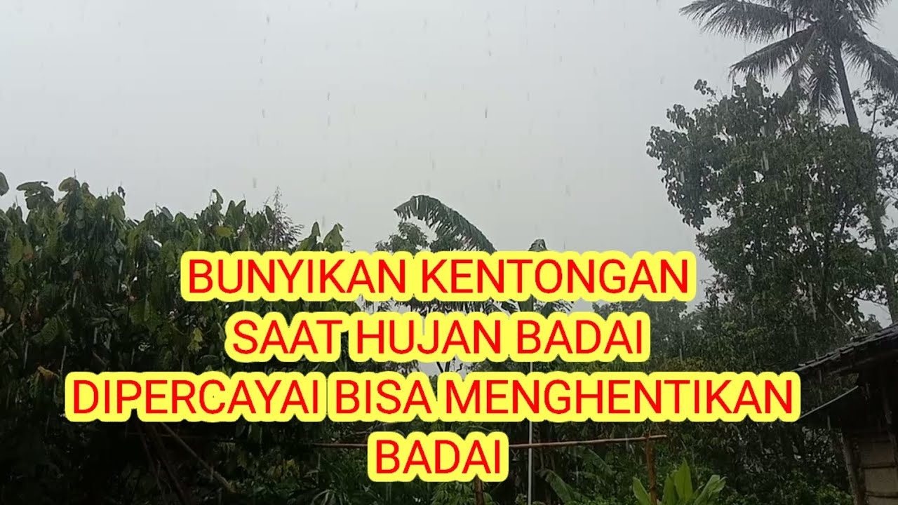MENGATASI HUJAN BADAI
