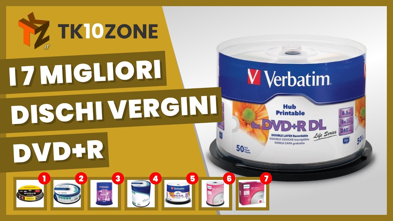 I 7 migliori dischi vergini DVD+R