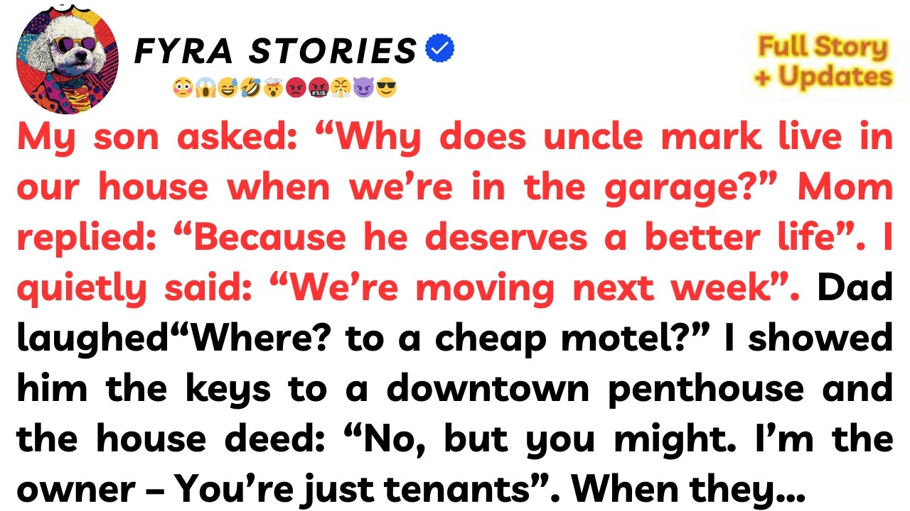 My Son Asked: 'Why Does Uncle Mark Live In Our House And We're In The Garage?' Mom Replied: 'Because