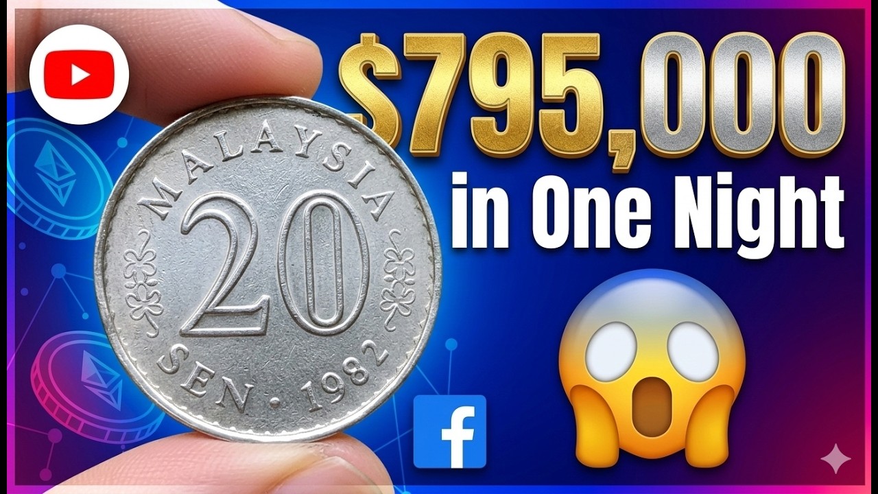Rare 1982 20 Sen Coin Discovered&hellip; Collector Earned Thousands in One Night! 😱 | Coin Spyder