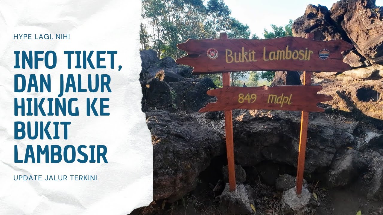 Cara Hiking Bukit Lambosir Kuningan 849 mdpl