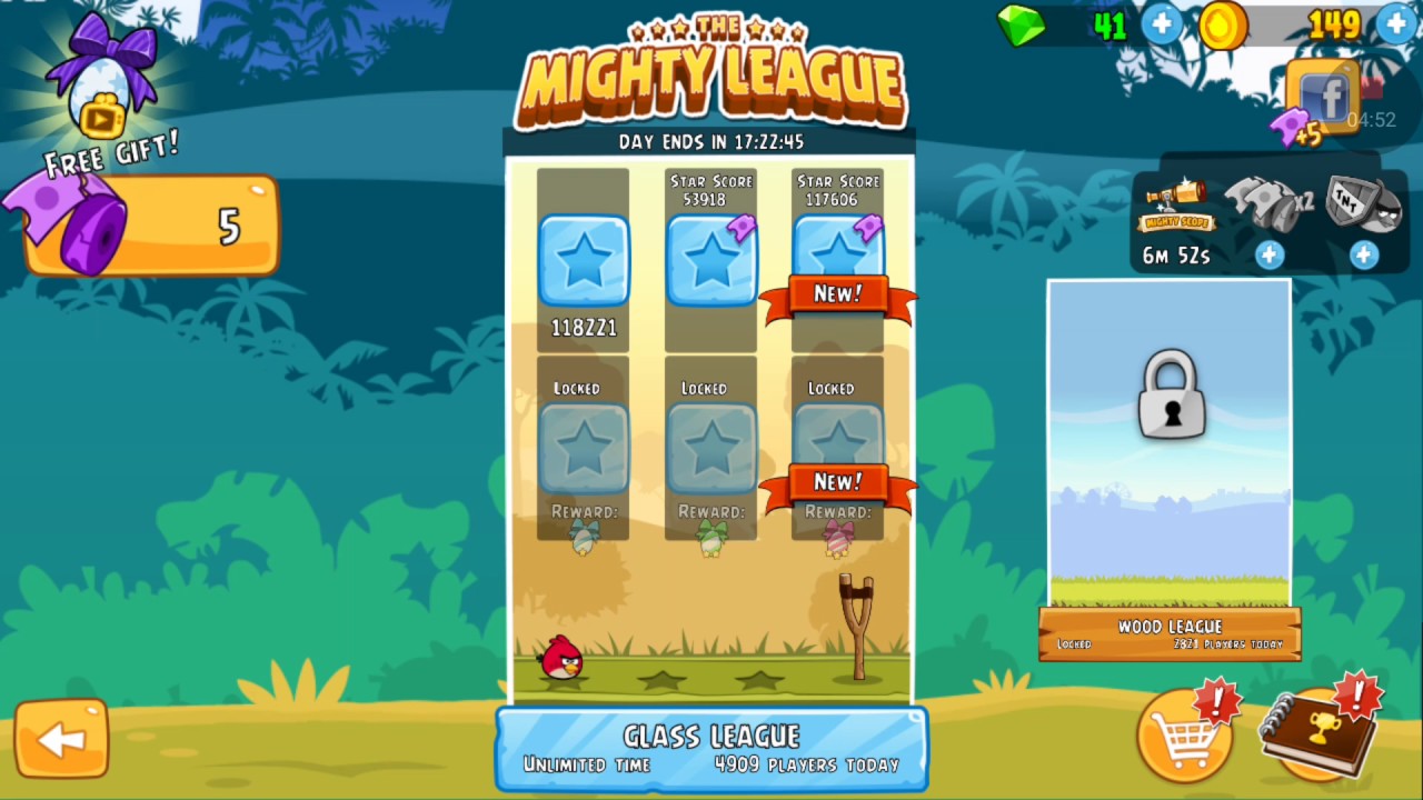 Angry Birds mighty league levels