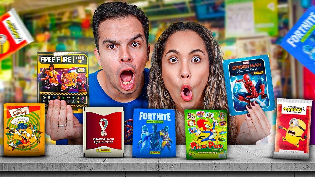 COMPRAMOS TODAS AS FIGURINHAS QUE ENCONTRAMOS NA BANCA! - ÉPICO!