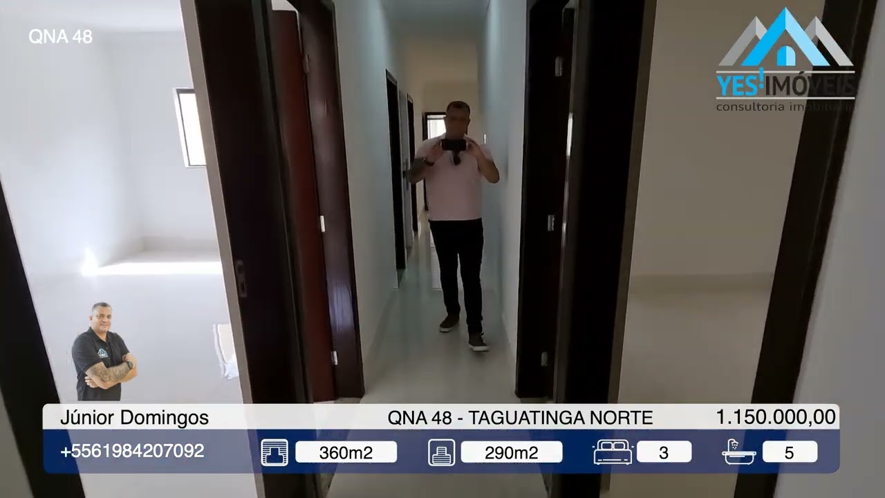 Casa QNA 48 Tag. Norte, Escriturada, Habite-se, Reformada, 3 su&iacute;tes, Gar. 5 carros, Linda!