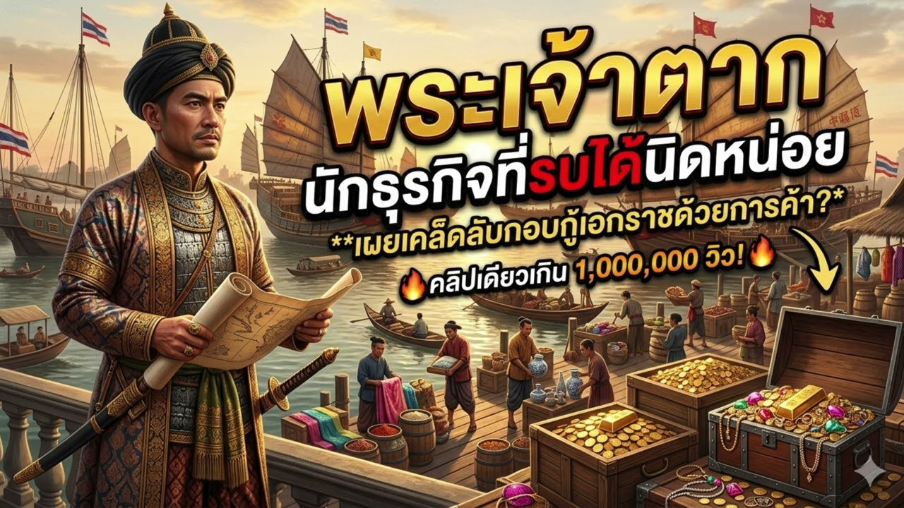 จากพ่อค้าอัจฉริยะ สู่ตำแหน่งเจ้าหัวเมืองเหนือ และกษัตริย์ผู้กุมอำนาจรัฐไทย | สาระศาสตร์ Ep.004