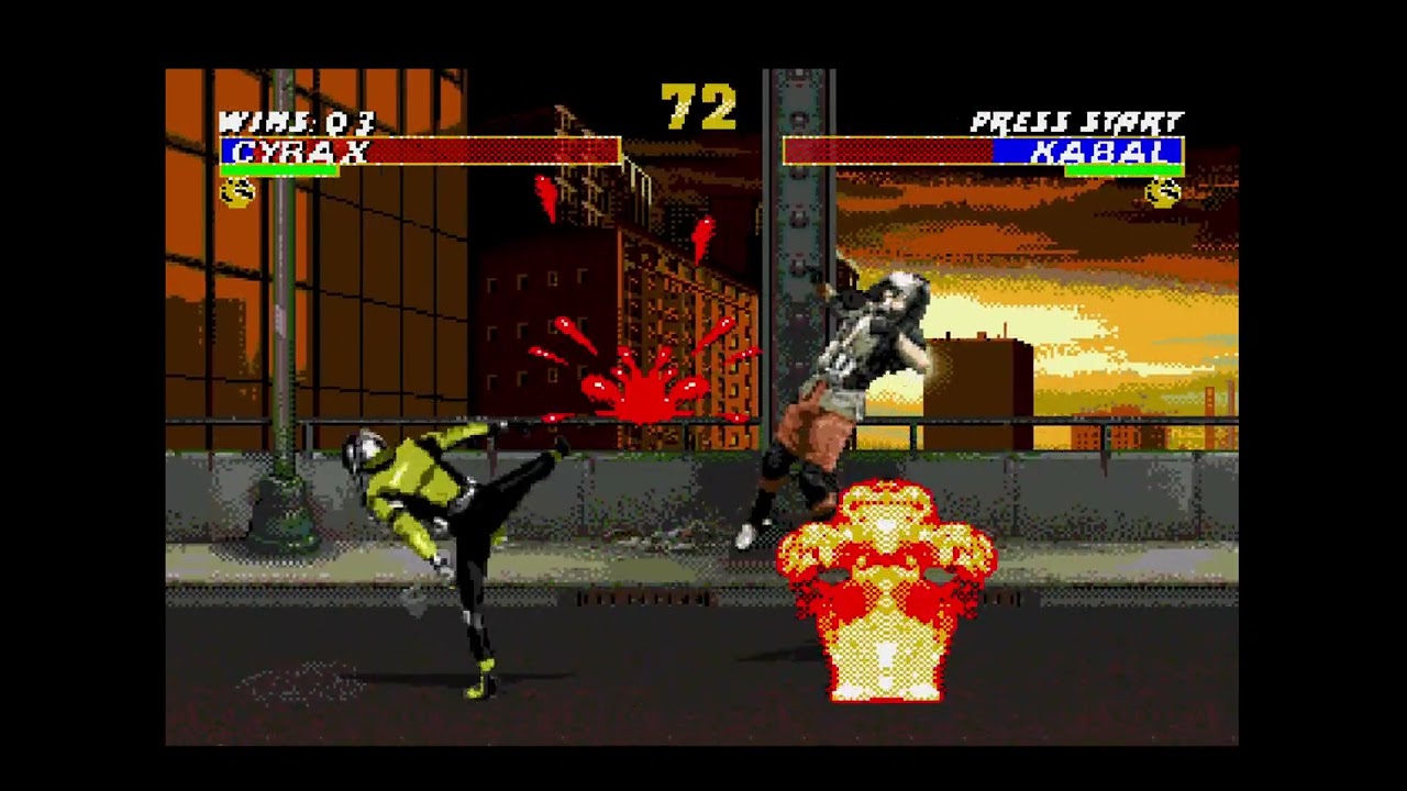 Ultimate MK3 retro gameplay 🎮 Cyrax special combos 💀 #retrogaming #sega #foryou #viral #games #fyp