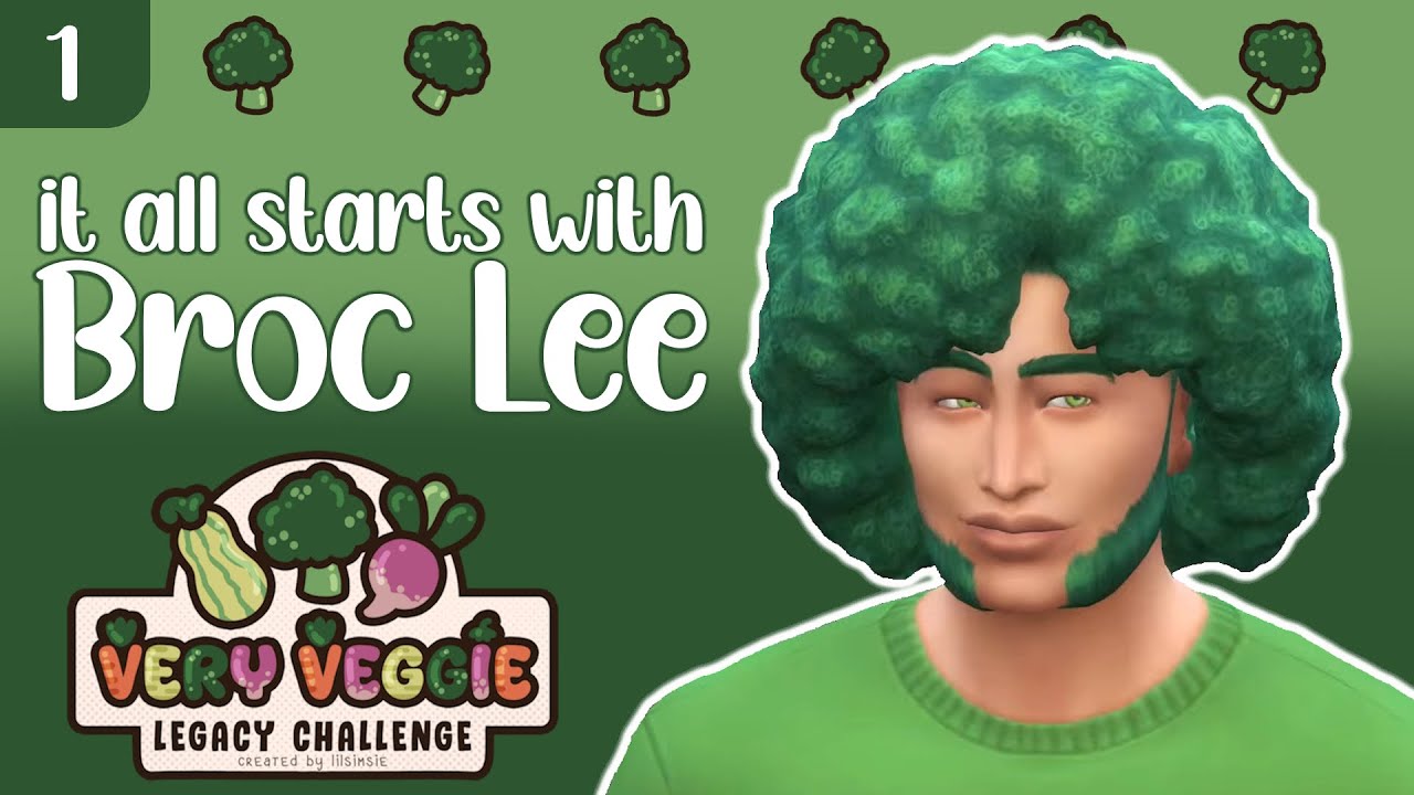 Meet Broc Lee Vegworth 🥦 Very Veggie Legacy Challenge (mostly base game)