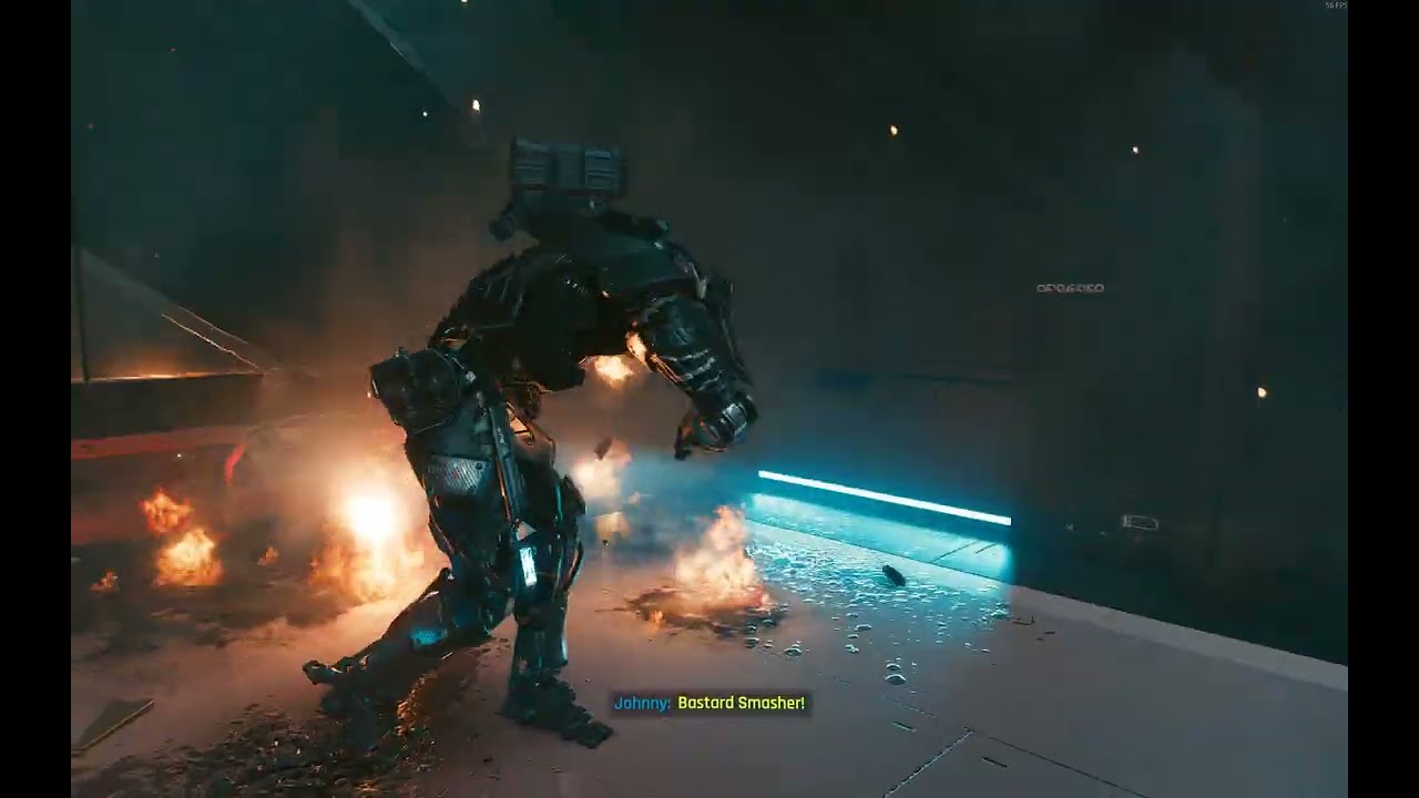 Cyberpunk 2077 - Adam Smasher Fight - Path of Glory Ending - Very Hard