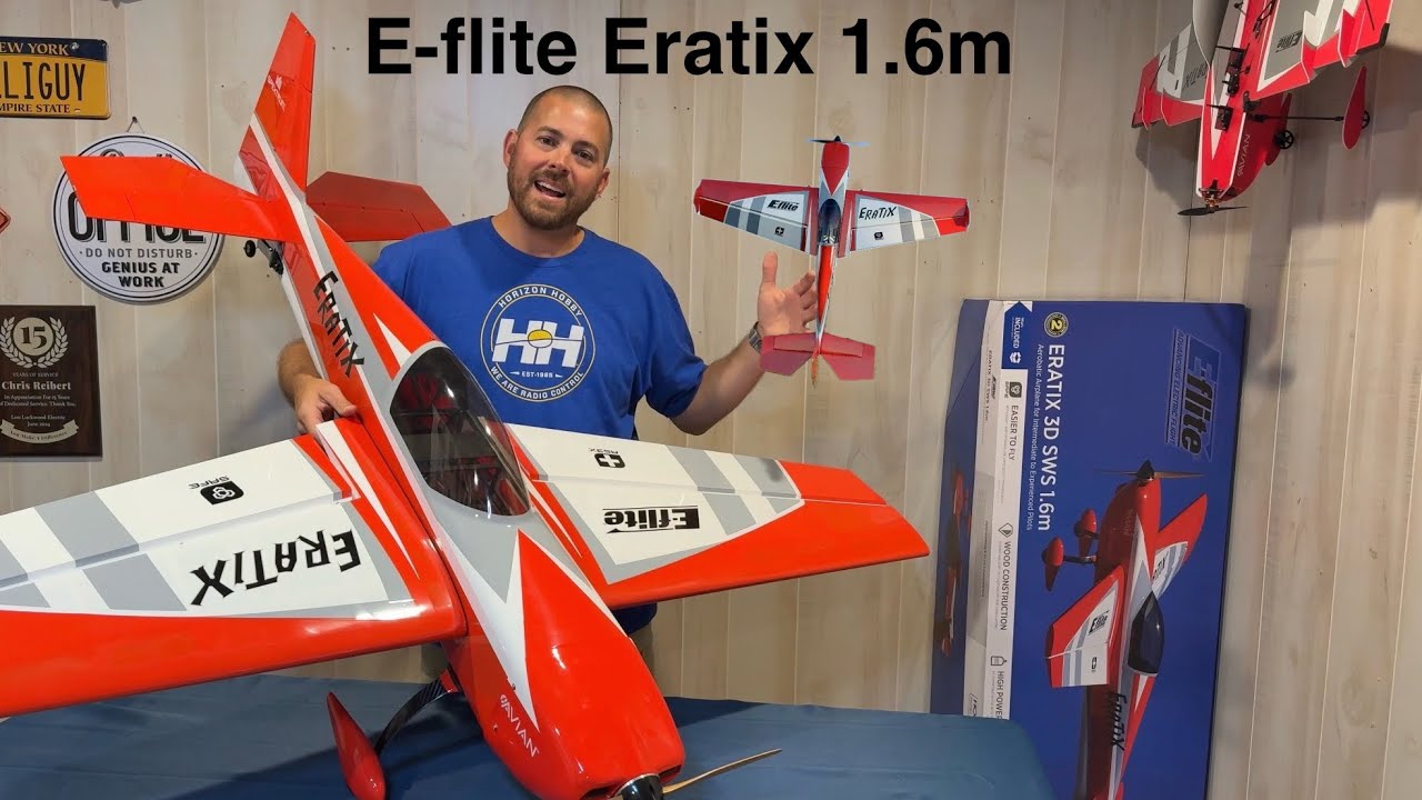 E-flite Eratix 3D SWS 1.6m BNF • Распаковка • Сборка • Полёт