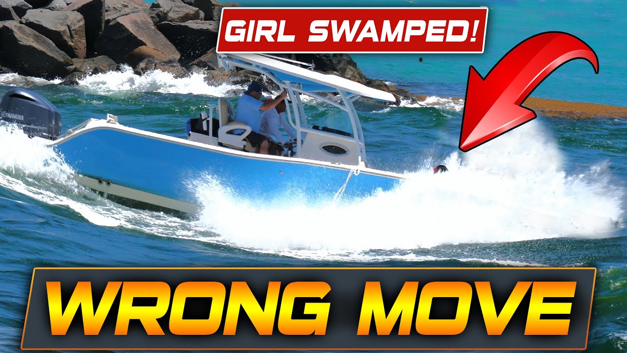 CAPTAIN SWAMPS GIRLFRIEND AT HAULOVER INLET | BOAT ZONE
