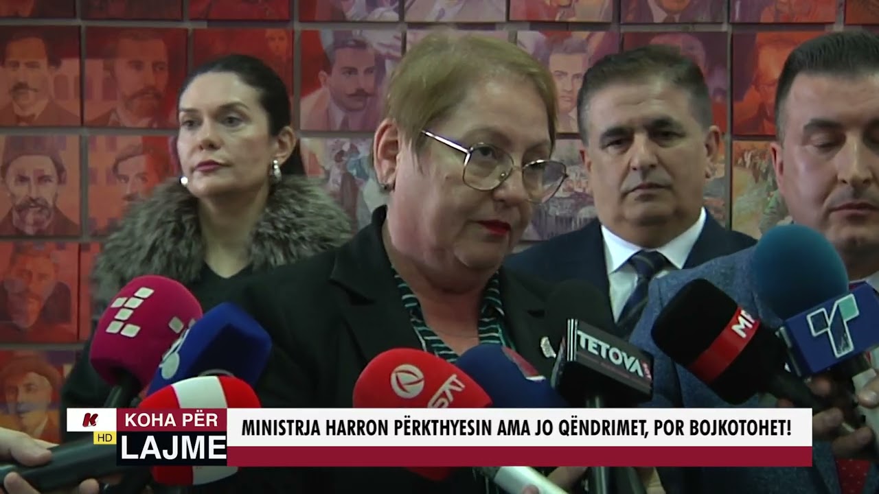 MINISTRJA HARRON PËRKTHYESIN AMA JO QËNDRIMET, POR BOJKOTOHET!