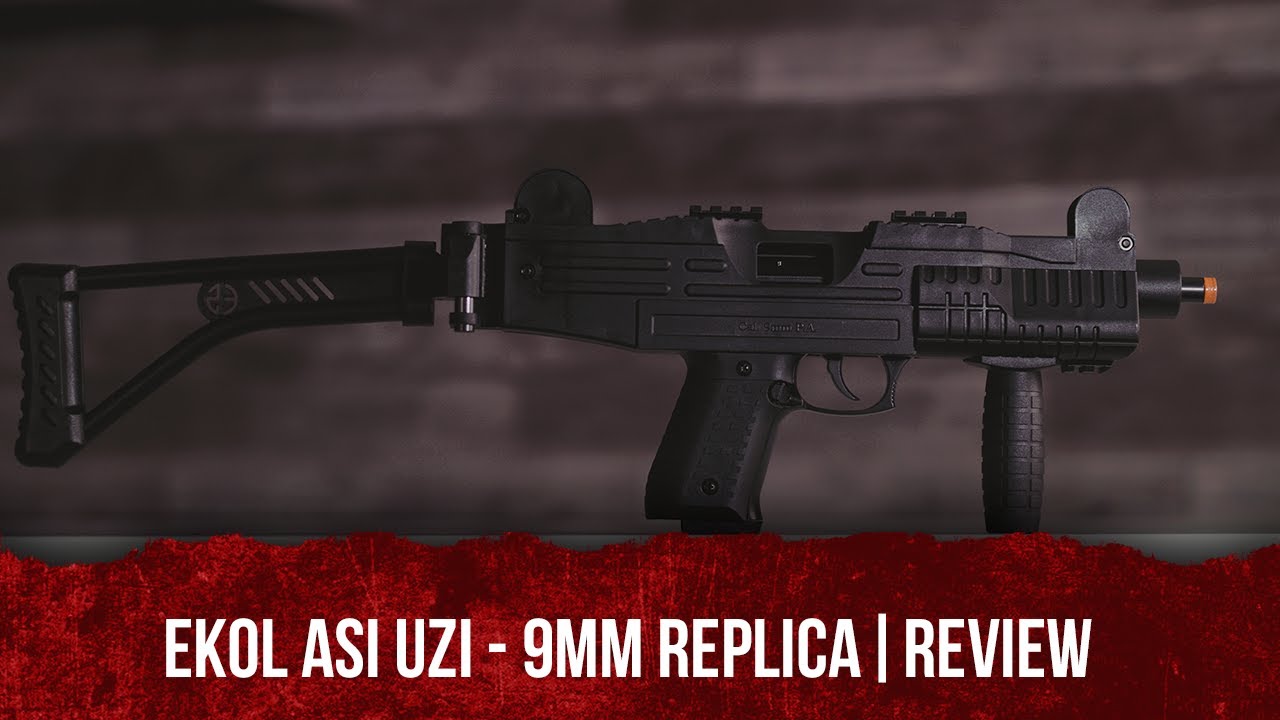 EKOL ASI UZI - 9mm Automatic Blank Firing with Folding Stock - Review
