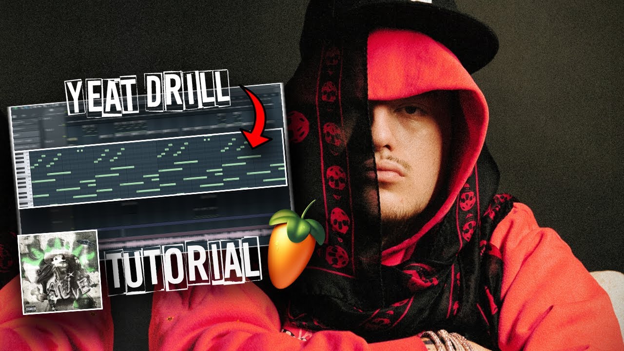 HOW TO MAKE RAGE DRILL FOR YEAT??!! (fl studio uk drill tutorial)