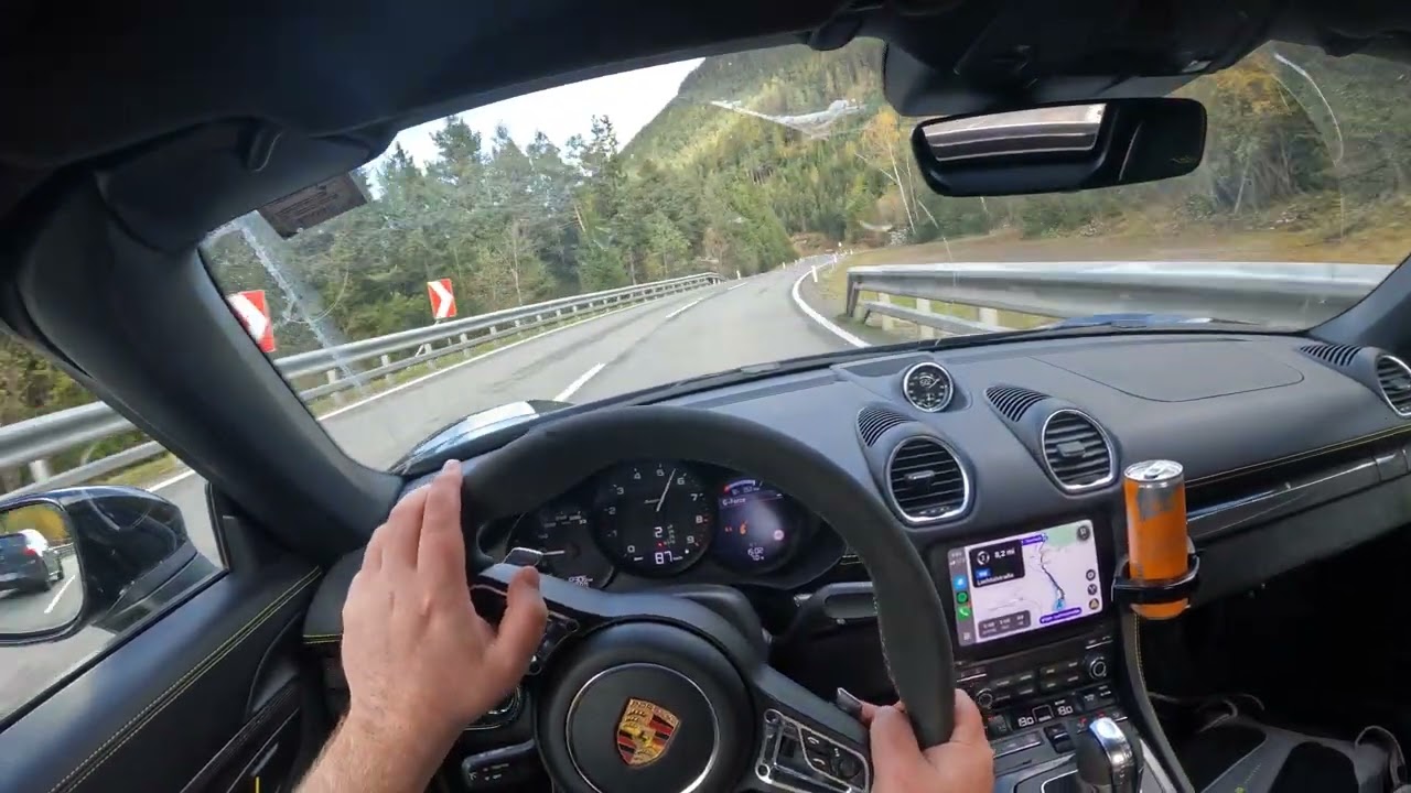 Porsche 718 Spyder | Austrian Alps | POV