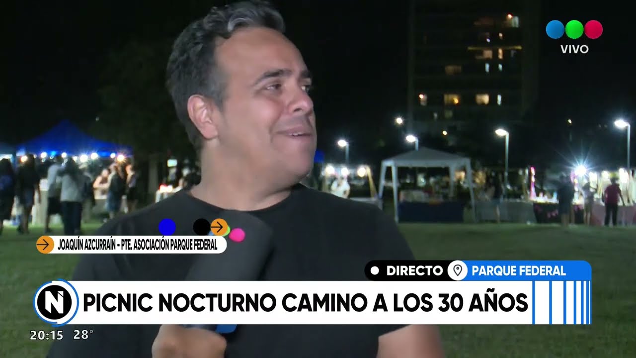 El Parque Federal realizó el picnic nocturno rumbo a los 30 años