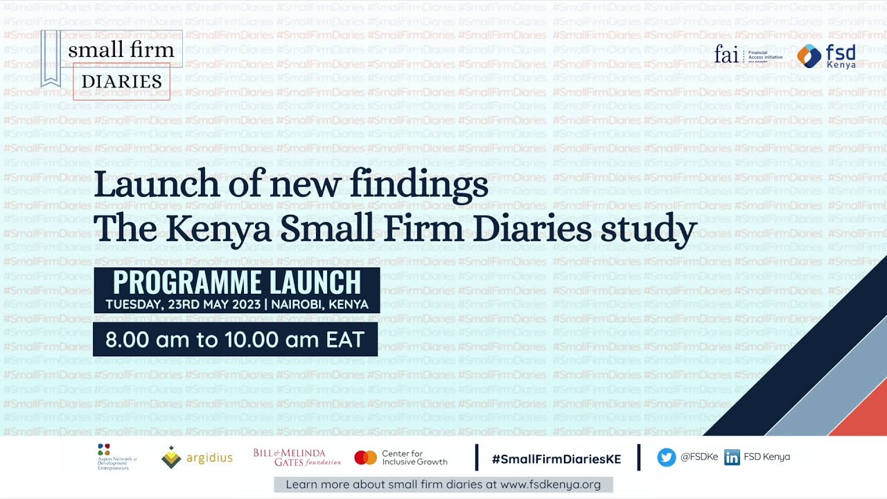 Event highlights  - Launch of key findings from the Kenya Small Firm Diaries study