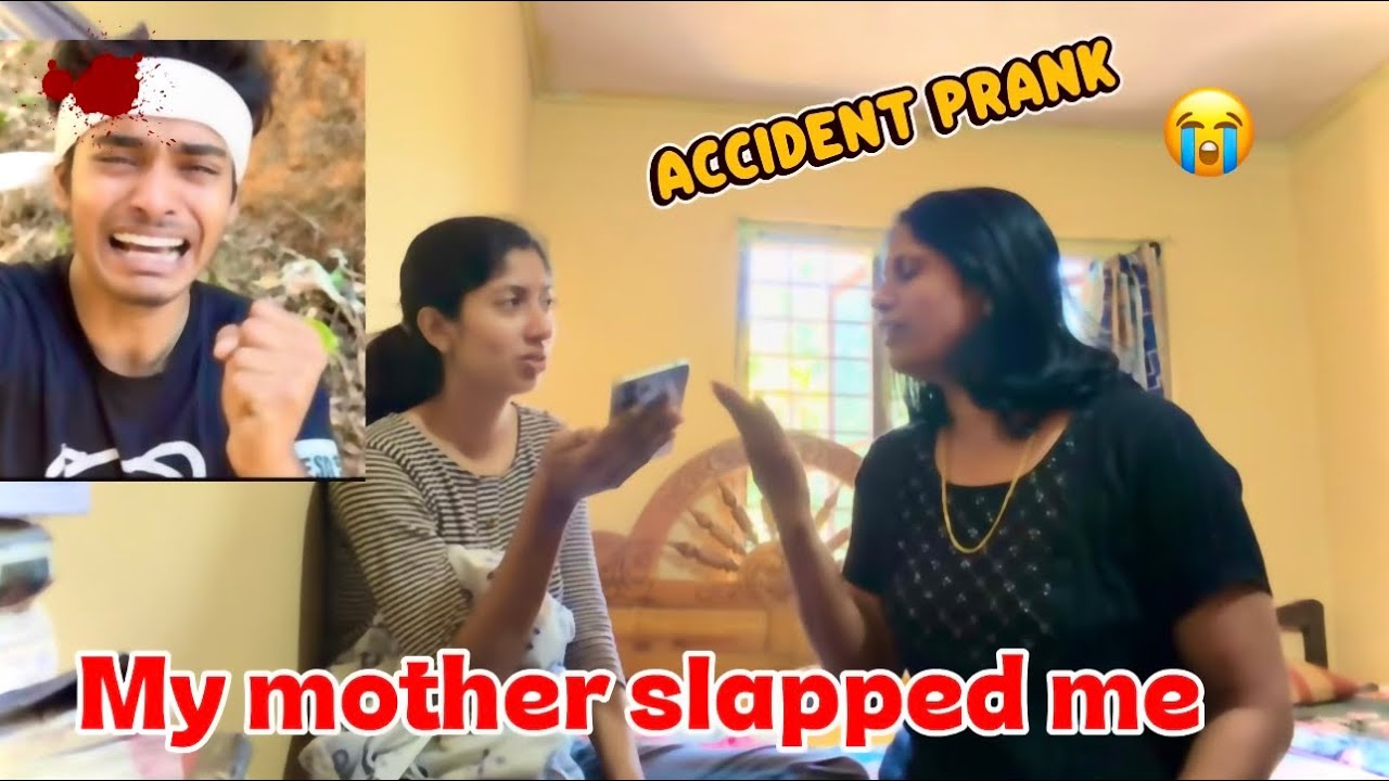 Prank gone wrong / my mother slapped me 😭