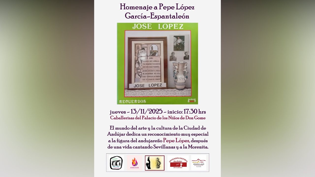 Pepe López homenaje