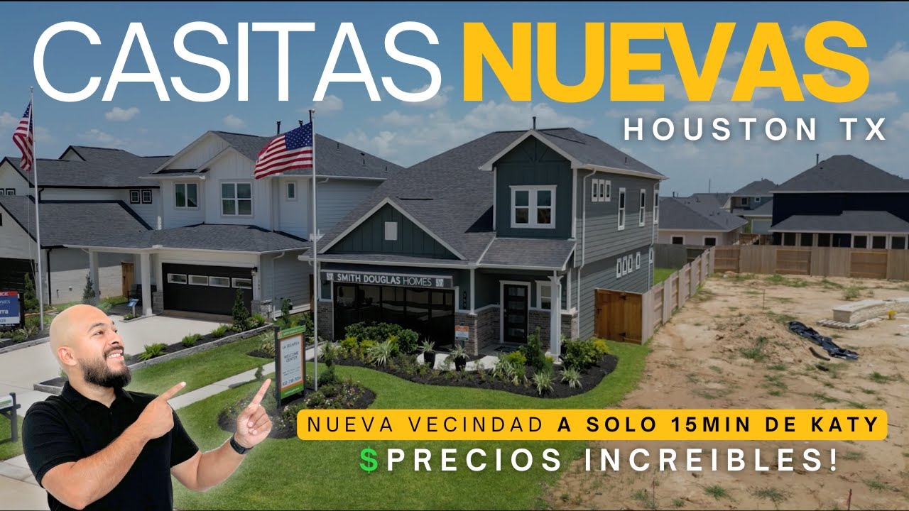 Casas Nuevas cerca de Katy TX desde $234K | Brookshire TX | Smith and Douglas Homes | Houston TX