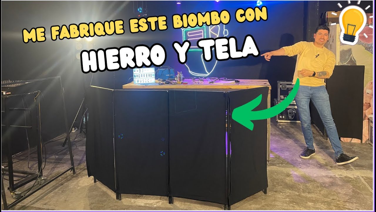 COMO FABRICAR UN BIOMBO DE TELA Y HIERRO  ✘ DJ HERRERO