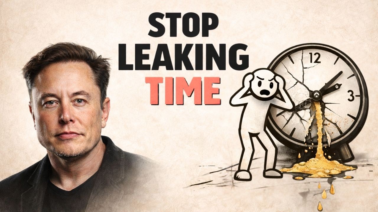 Elon Musk’s 5 Minute System for Productivity to Get Things Done