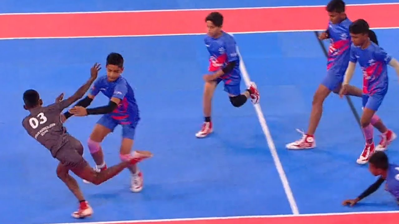 Jeppiaar School v AMS-P Obul Reddy School Kabaddi 1st Match Highlights | KBD Juniors National Finals
