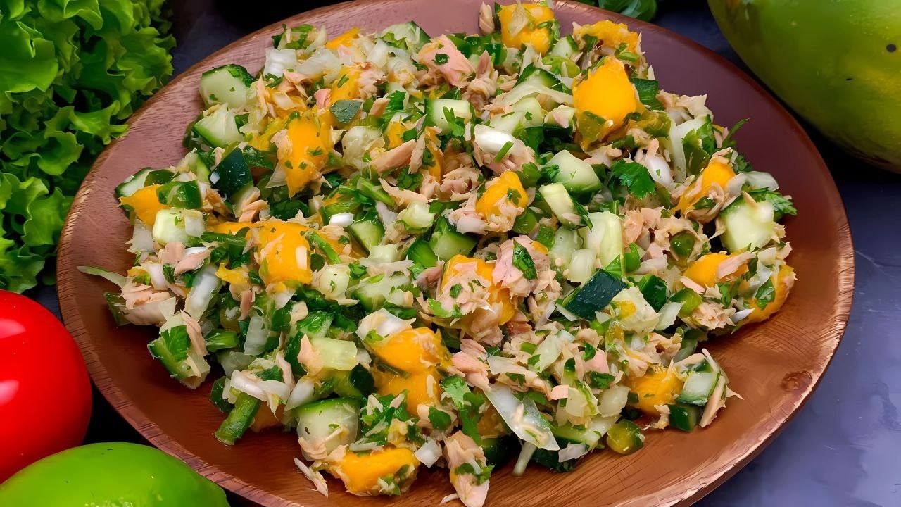 Ensalada sin azúcar fácil, fresca y perfecta para el día a día 🥒