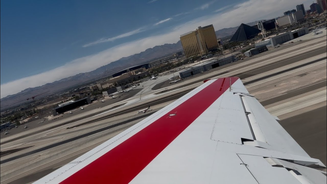 JetSuiteX [JSX] Embraer ERJ-145 Takeoff Las Vegas Harry Reid Intl. (KLAS)