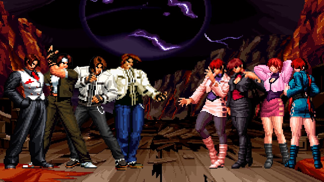 [KOF Mugen] Kyo Kusanagi Team vs Shermie Team