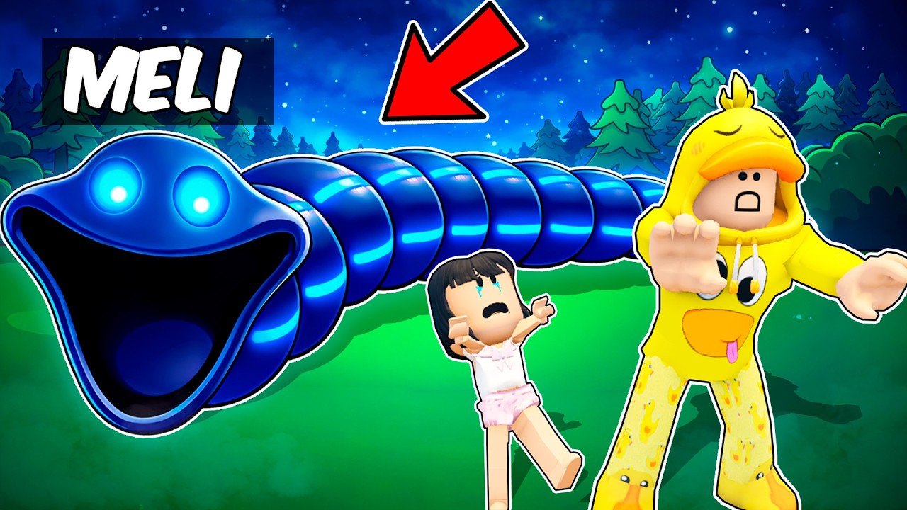 ME CONVERTÍ en el GUSANO HAMBRIENTO MÁS GRANDE de Roblox!!