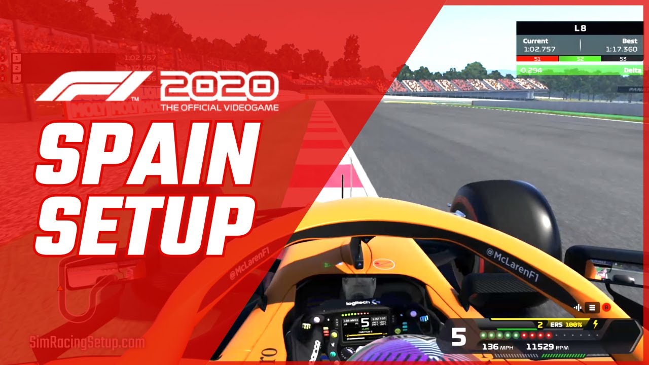 F1 2020 Spain Car Setup - Good Race/Career Mode Setup