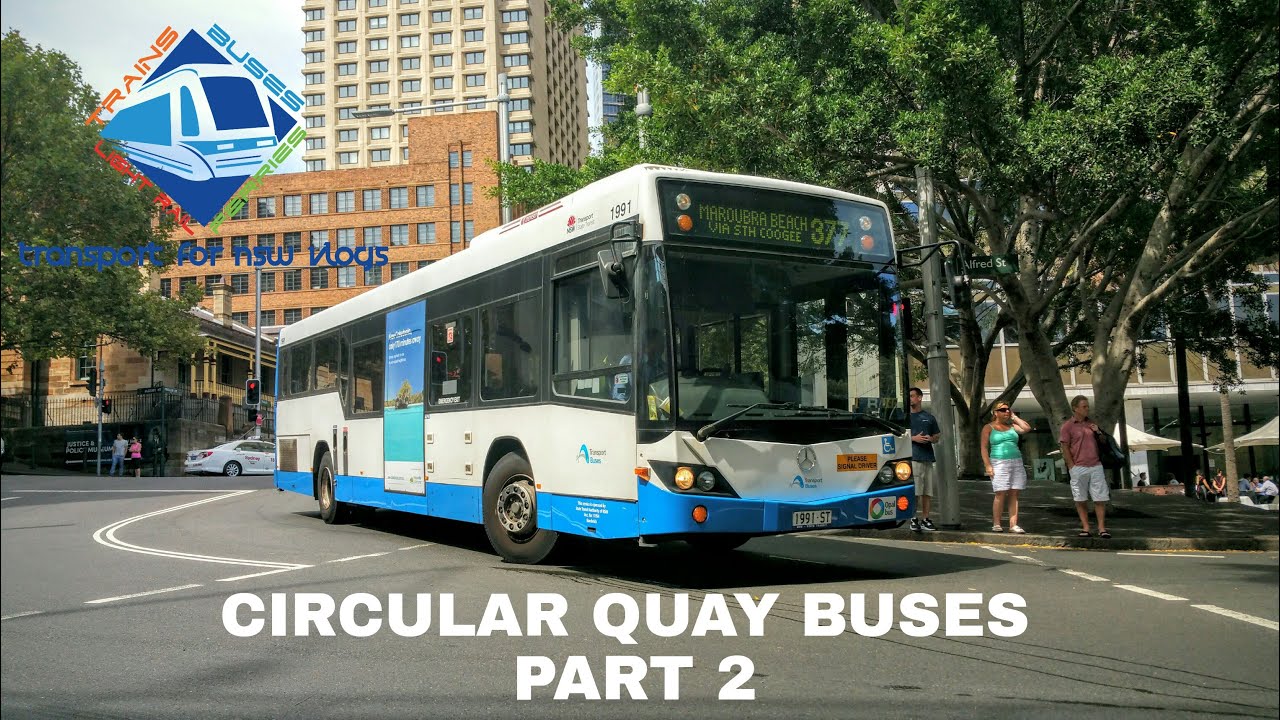 Транспорт для Нового Южного Уэльса. Видеоблог № 894. Автобусы Circular Quay, часть 2