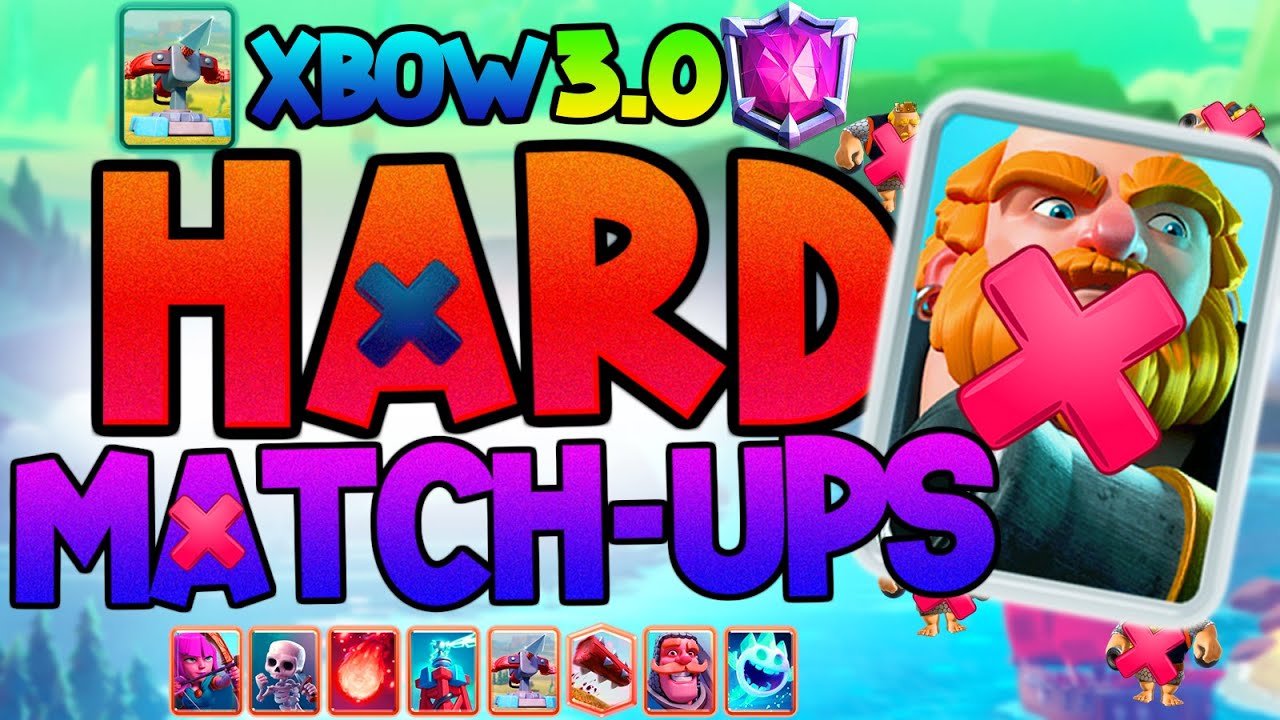 Top Ladder with X-Bow 3.0 vs Royal Giant Cycle - Clash Royale