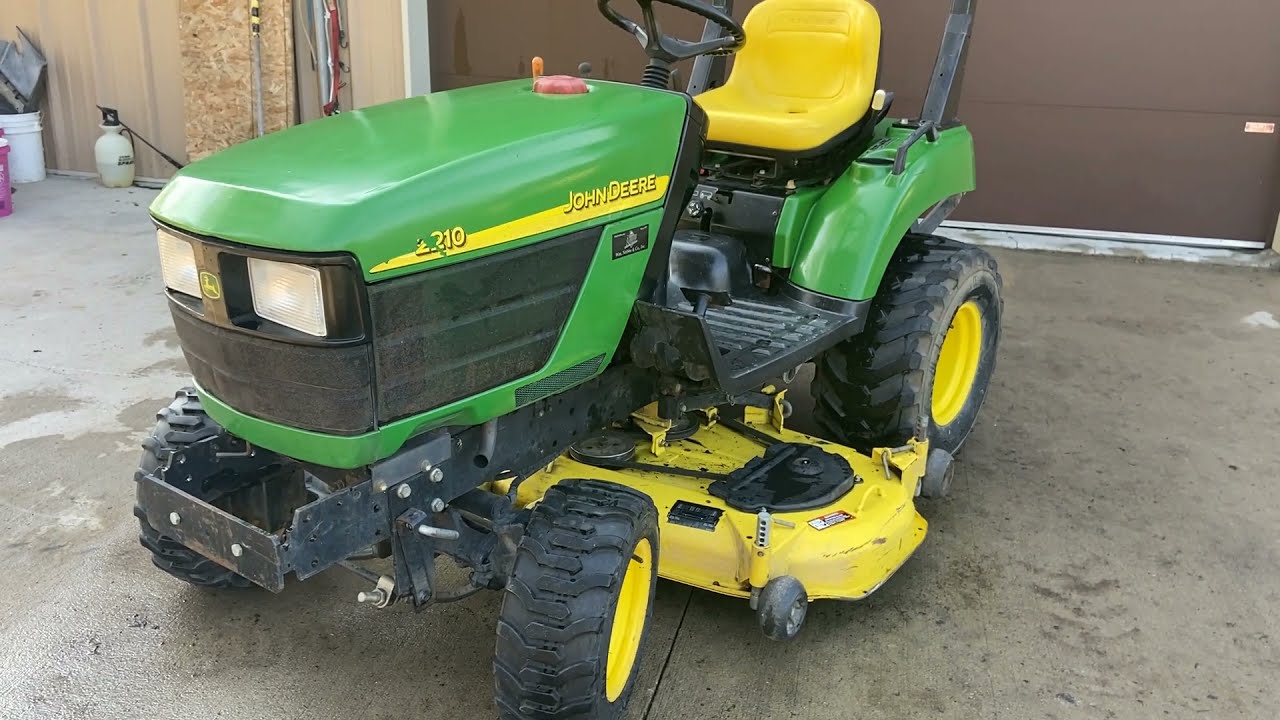 SOLD: John Deere 2210 4×4 Diesel (54”) Subcompact Tractor