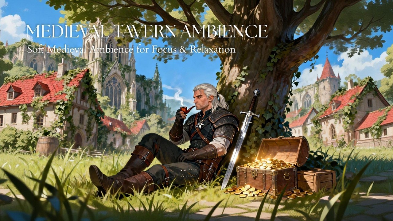 Peaceful Tavern Atmosphere | Soft Celtic Medieval Music for Relaxation