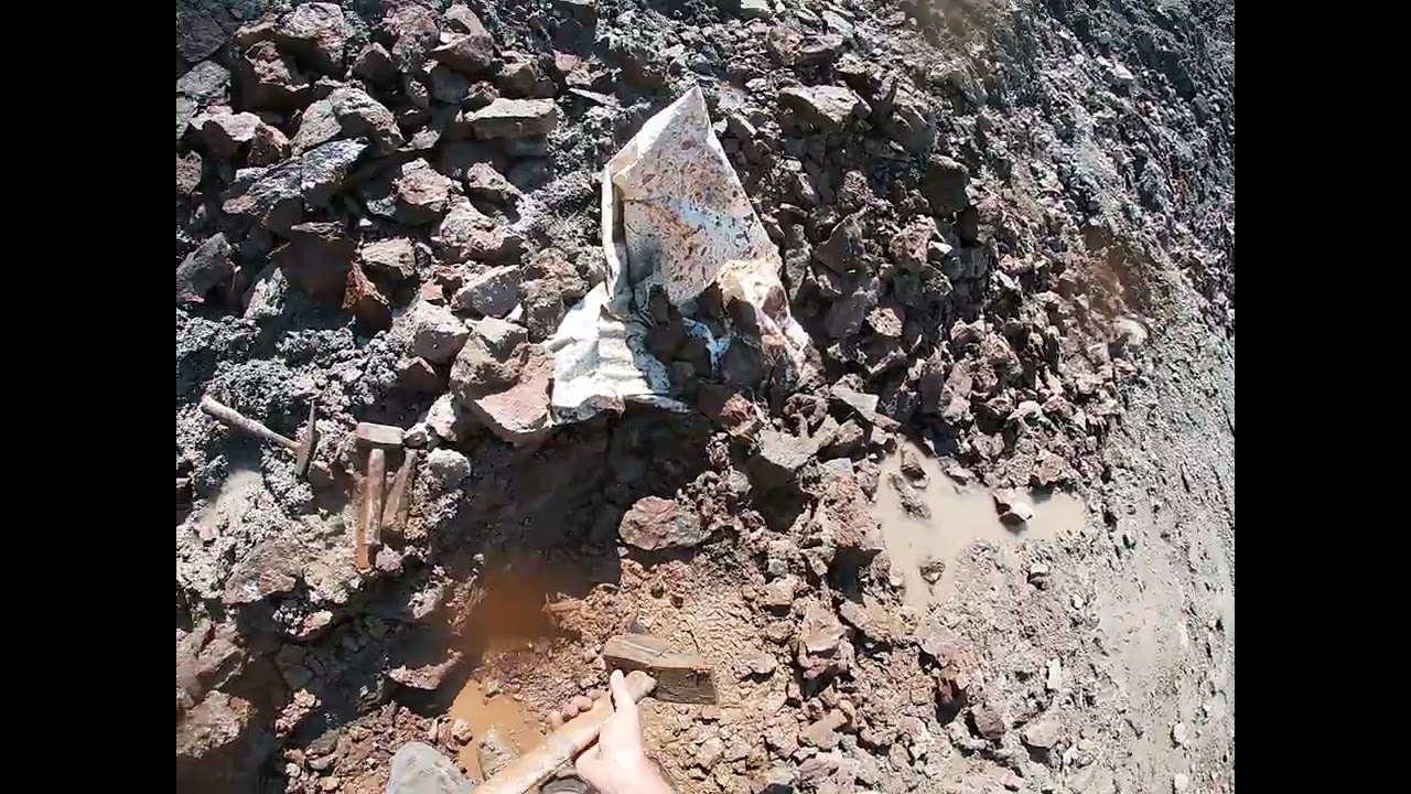 Day 6: A Granddaddy Parkinsonia Ammonite! The Extraction. Part 2