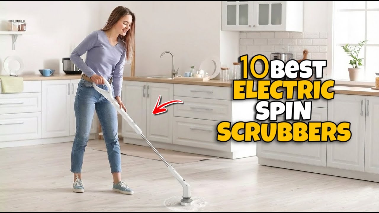 ✅ Best Cordless Electric Spin Scrubber for Home Cleaning 🔥